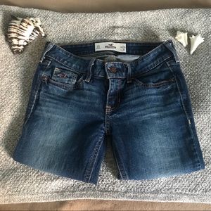HOLLISTER • denim bootcut jeans • os